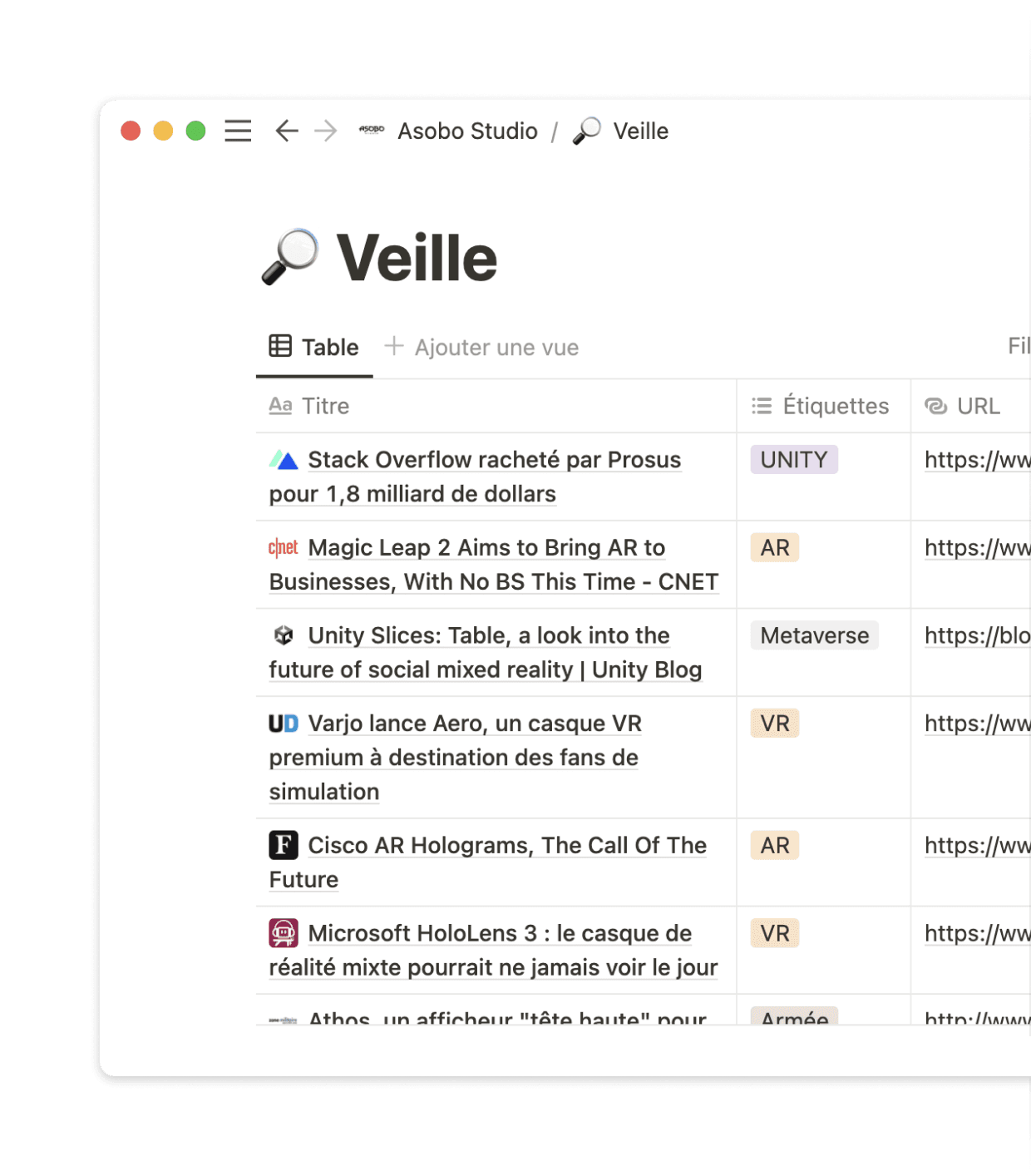 L’API permet de connecter d’autres logiciels à Notion