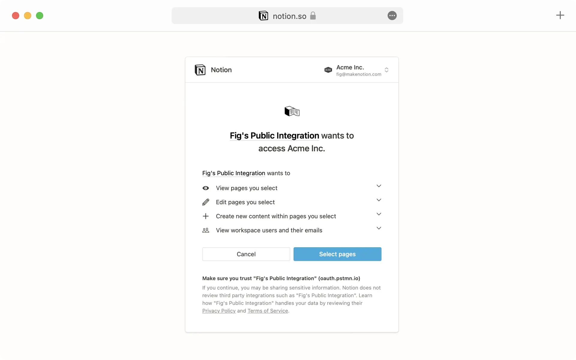 API 통합 추가와 관리 - OAuth