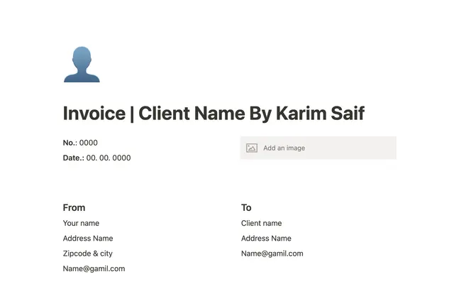 Invoice Dashboard by Notion and Figma