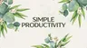 Imagen de perfil de Simple Productivity
