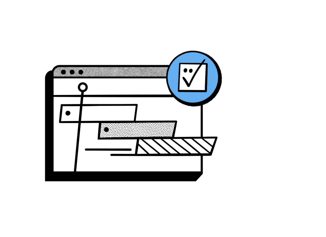 Template editorial illustration