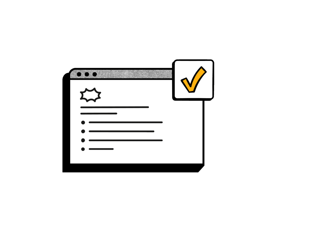 Template editorial illustration